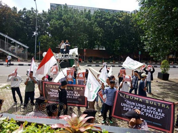 Skandal Sprindik Palsu Bupati Konsel, LISUMA Sultra Dukung KPK RI Ungkap Penyebarnya