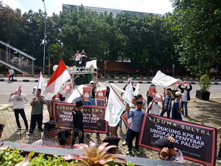 Skandal Sprindik Palsu Bupati Konsel, LISUMA Sultra Dukung KPK RI Ungkap Penyebarnya