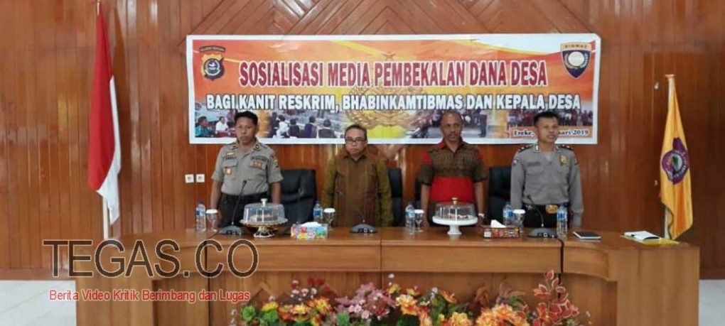 Muh. Amaludin Mohkram Buka Giat Sosialisasi Pembekalan Dana Desa