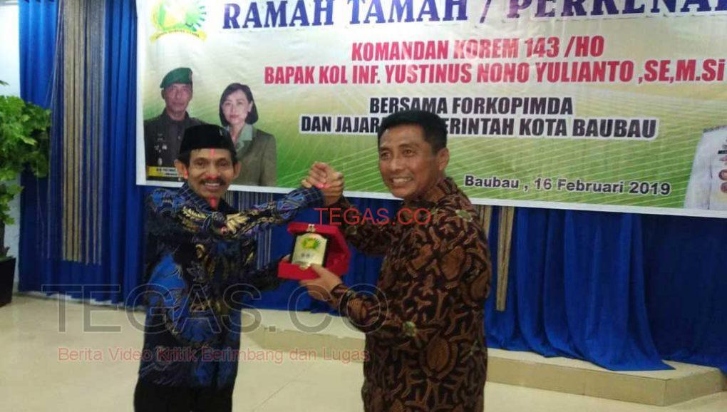 Kunker di Kota Baubau, Ini Pesan Danrem 143/Halu Oleo