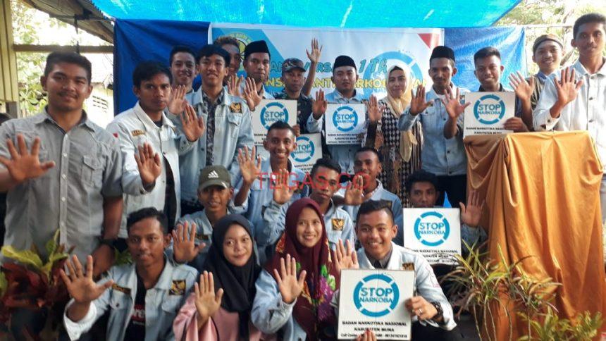 Komunitas BAN Gandeng BNNK Muna Beri Penyuluhan Bahaya Narkoba