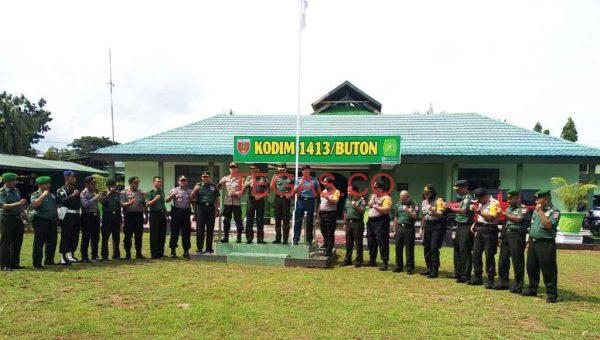 Danrem 143/HO Tekankan Sinergitas TNI-Polri dalam Pengamanan Pemilu 2019