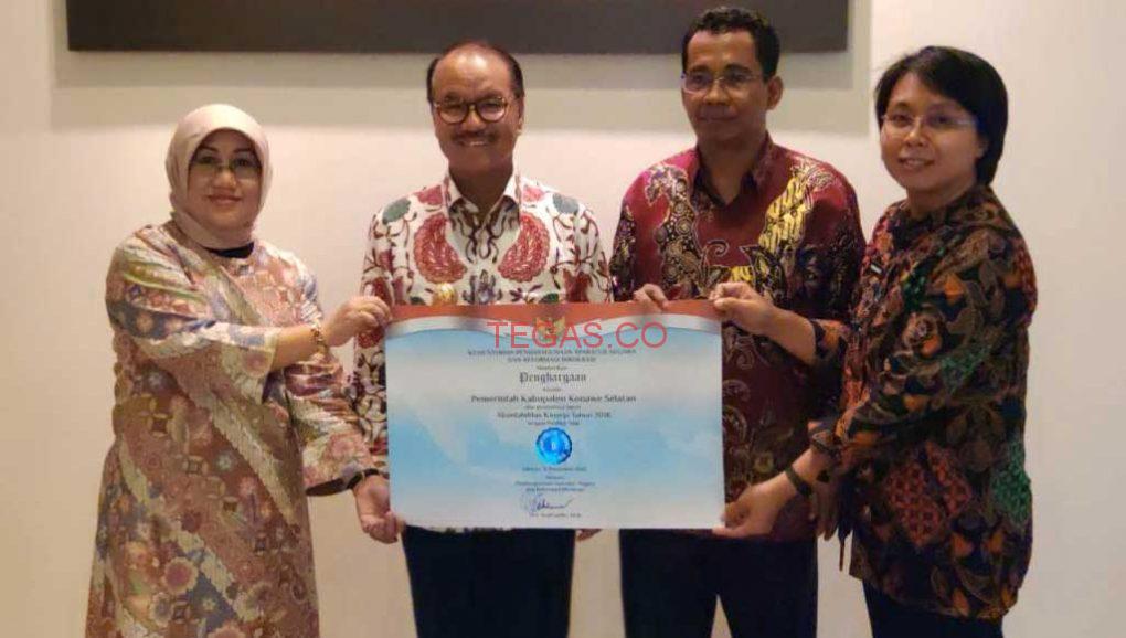 Penilaian SAKIP 2018, Pemda Konsel Kembali Meraih Predikat B