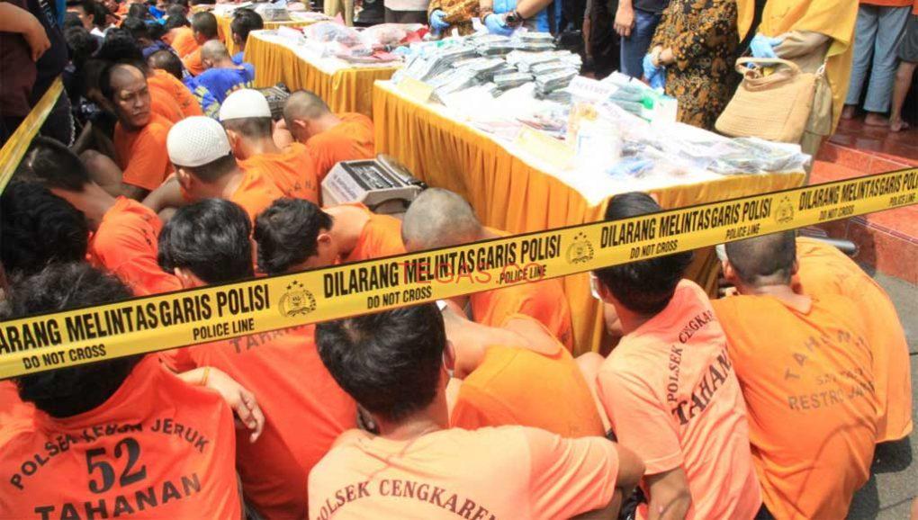 Polres Jakarta Barat Berhasil Amankan 61 Tersangka Kejahatan Jalanan