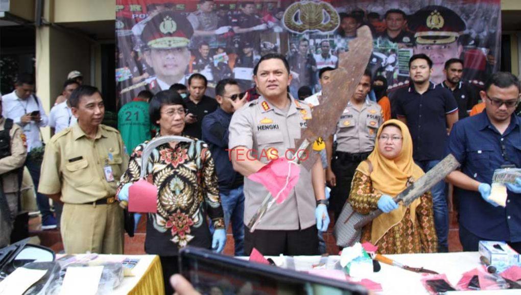 Polres Jakarta Barat Berhasil Amankan 61 Tersangka Kejahatan Jalanan