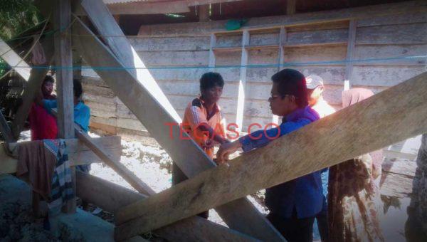 Wakil Bupati Butur Cek BSPS Bermasalah di Lantagi
