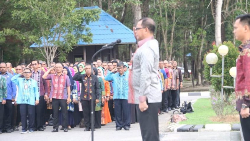 Pj Sekda Pimpin Apel Perdana Tahun 2020