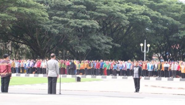 Pj Sekda Pimpin Apel Perdana Tahun 2020