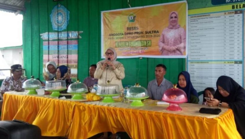 Hj. Nurlin Surunuddin Diminta Bantuan Talud Pemecah Ombak dan Perumahan