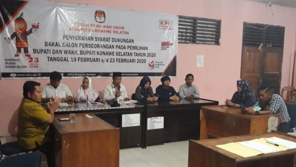 Pilkada Konsel 2020 Tanpa Calon Perseorangan
