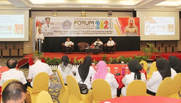 Wali Kota Kendari Buka Rapat Kerja RKPD 2021
