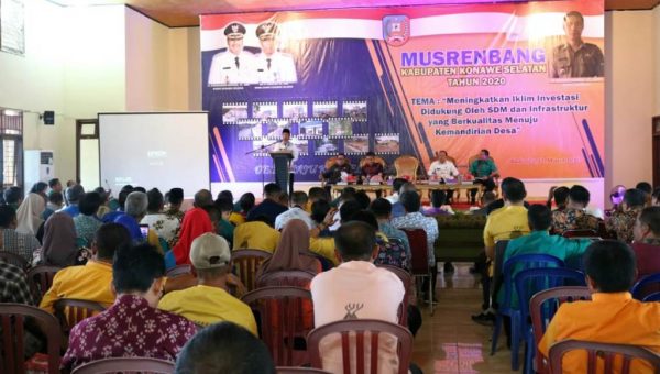 2021 Pemda Konsel Fokus Pada Investasi, SDM, Infrastruktur dan Kemandirian Desa