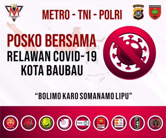 TNI-Polri Metro Entertainment Bersama OKP Buka Posko Kemanusiaan