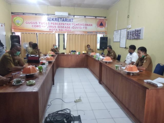 Pemkot Baubau Intens Tangani Covid dan Selalu Update Informasi