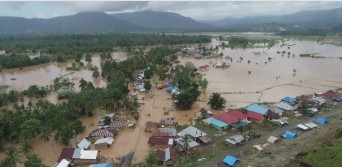 Makin Meluas,  Tiga Kecamatan di Konut Terendam Banjir