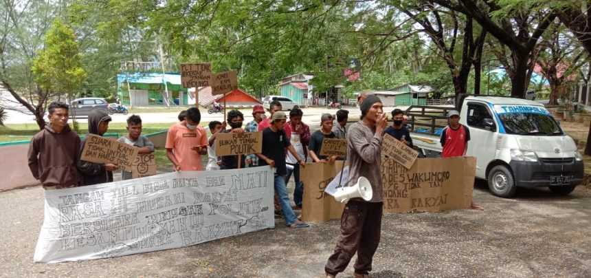 Tak Kunjung Mendapatkan Kepastian, Frasa Demo di Kantor Bupati Muna