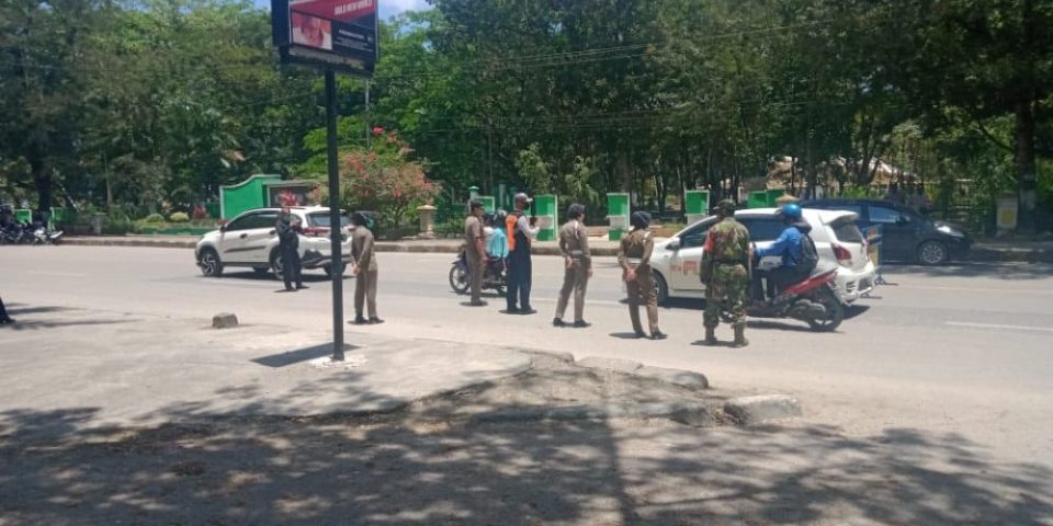Operasi Yustisi, Pemkot Kendari Himbau Masyarakat Patuhi Protokol Covid-19