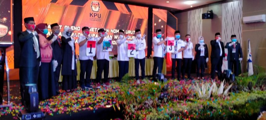Pilkada Konsel, Ini Nomor Urut Ketiga Paslon