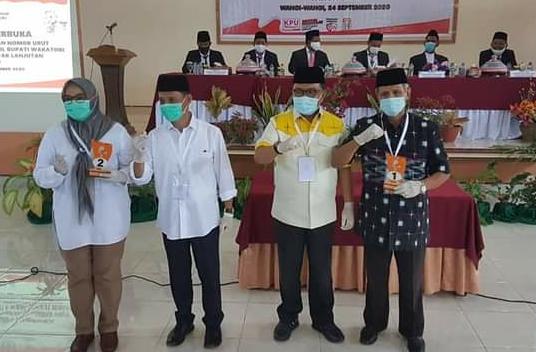 KPU Wakatobi Telah Menetapkan Nomor Urut Paslon