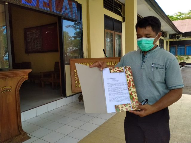 Rusman Emba Dilaporkan Seorang Buruh di Polres Muna