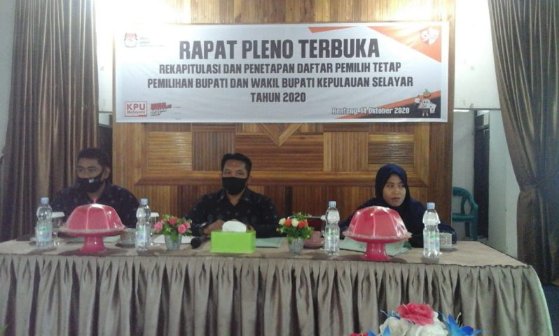 Kesan Sakral dan Mendalam Warnai Rapat Pleno Terbuka Penetapan DPT Pilkada Selayar