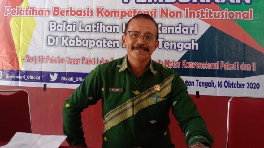 Pelatihan BLK Buteng, Kadis Nakertrans : Kita Cetak SDM Unggul dan Mandiri di Buteng