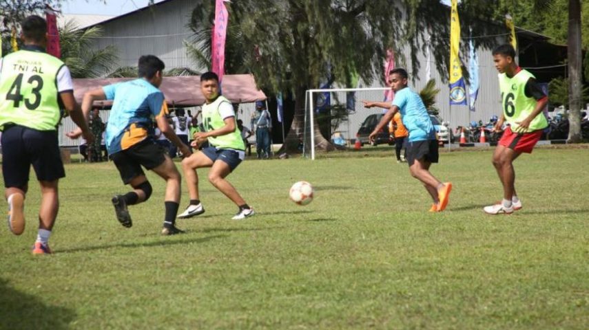 Satgas Operasi Bima Suci 2020, Olahraga Bersama Prajurit Lanal Sabang