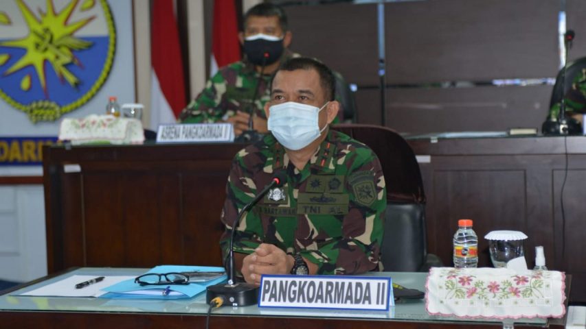 Pangkoarmada II Ikuti Vicon Bersama Kasal Terkait Rencana Pemindahan Ibu Kota Negara