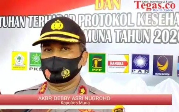 Posko TERBAIK Diserang, Kapolres Muna : Jangan Terprovokasi dan Percayakan ke Aparat Penegak Hukum