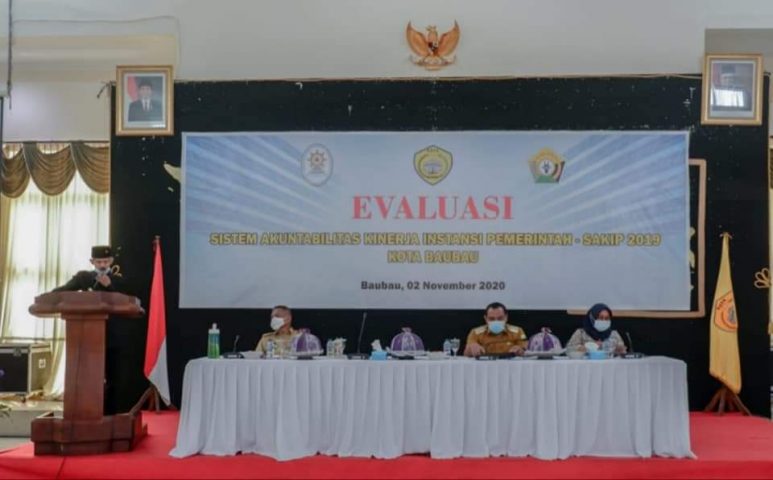 Walikota Baubau Ingatkan Pentingnya Evaluasi Sistem Akuntabilitas Kinerja