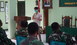 Sosialisasi vdan test urine di Kodim Jepara