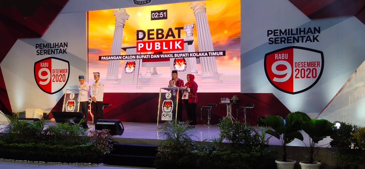 Debat Publik calon Bupati dan Wakil Bupati Kolaka Timur