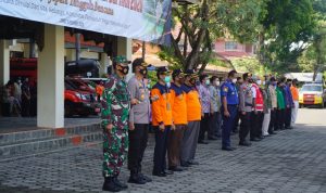 Forkompinda Jepara Bersiap Hadapi Bencana, Gelar Apel Siaga Bencana