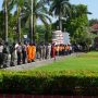 Apel siaga di halaman sekda jepara