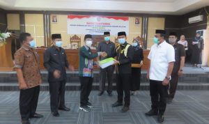 DPRD Konsel Terima Rancangan APBD 2021