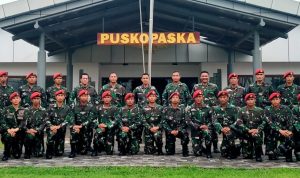 Komandan Puskopaska Memberikan Pembekalan Kepada Mantan Siswa Dikcabaregsus Angkatan L