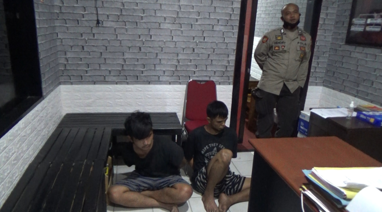Dua tersangka pencuri sapi diamankan polisi setempat