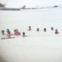 Latihan pencarian korban di air oleh anggota Kokam