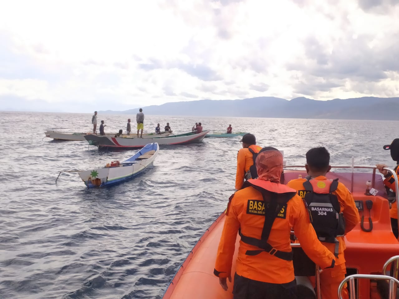 Longboat milik korban yg ditemukan..