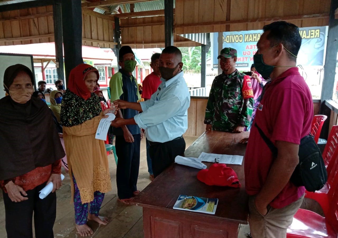 penyaluran Bantuan Langsung Tunai Dana Desa (BLT-DD) dilingkup Kabupaten Buton Tengah