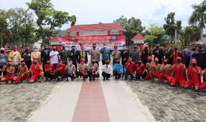 Poto besama usai apel kebangsaan