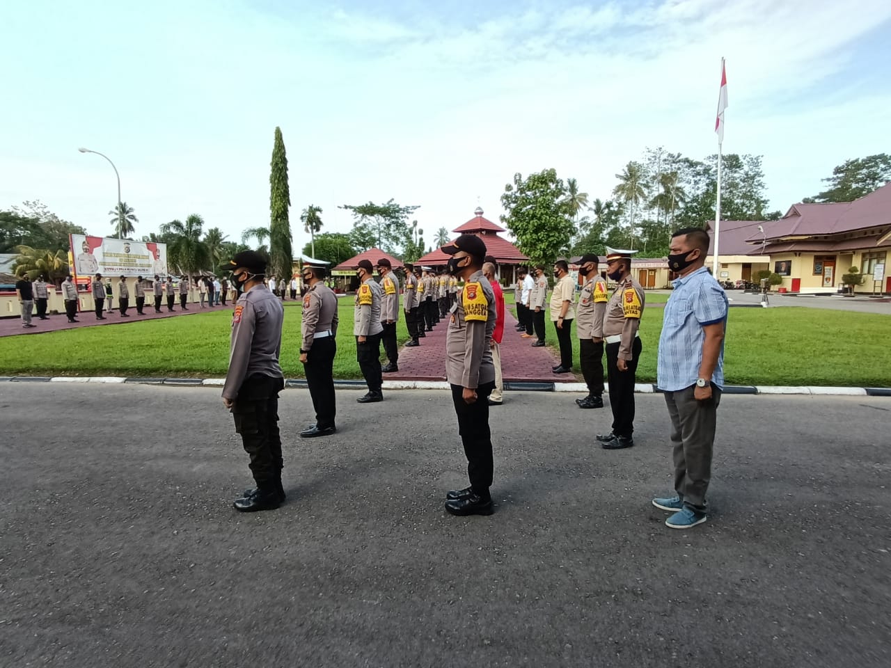 Suasana apel jam pimpinan Polres