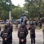 Jelang Pilkada Muna, TNI – Polri Gelar Apel Gabungan