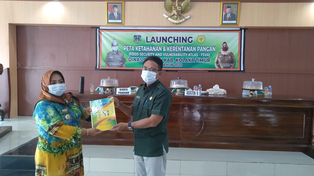 Penyerahan Buku Peta Ketahanan dan Kerentanan Pangan Koltim