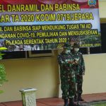 Dandim Jepara memimpin apel Danramil dan Babinsa