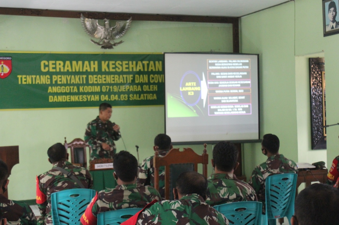 Penyuluhan kesehatan di Kodim Jepara