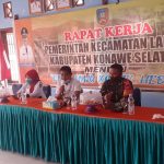 Babinsa Hadiri Rapat Kerja Pemerintah Kecamatan Lainea