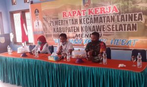 Babinsa Hadiri Rapat Kerja Pemerintah Kecamatan Lainea