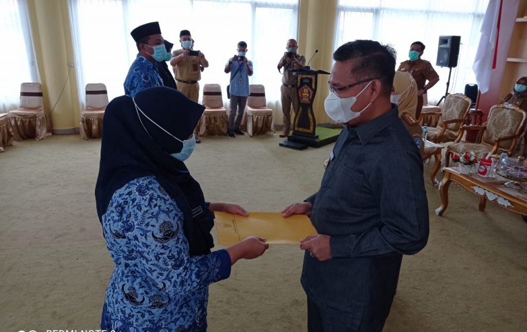 Penyerahan SK pengangkatan CPNSD formasi 2019