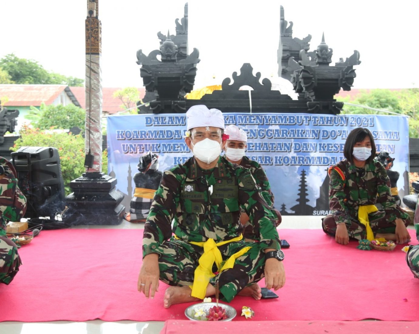 Sambut Tahun Baru 2021 Koarmada II Gelar Doa Bersama